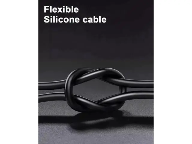 Alt view image 6 of 7 - Ultra Soft Silicone Short HDMI Cable 5FT/1.5M, 8K Hyper Super Flexible Thin HDMI 2.1 Cable, High Speed Supports 3D, 8K@60Hz, ARC Type-A Male to Male for Camera, Monitor, PS5, Camcorder, Gimbal