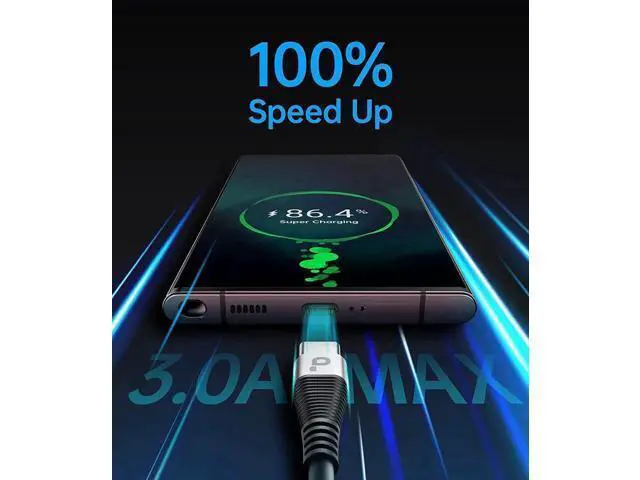 Alt view image 4 of 7 - Shop All Lelisten Products | Visit Fashion Technology Store FOLLOW USB C Cable Fast Charging, 2Pack 3ft Coiled USB A to Type C Charge Cord for Car, USB-C Charging Cable Compatible with Samsung Gala