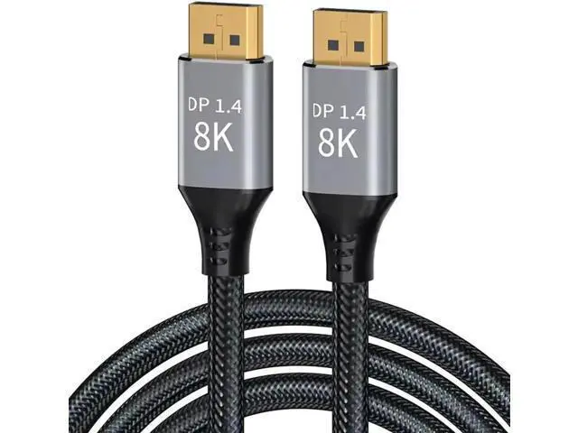 Main image of AOMOPROING DisplayPort Cable 1.4, 16.5FT DP Cable, Ultra HD 8K@60Hz 4K@144Hz, High Speed 32.4Gbps HDCP 3D Slim and Flexible DP to DP Cable for HDTVs, Displays, Monitors, Graphics, PC 16.5 ft.