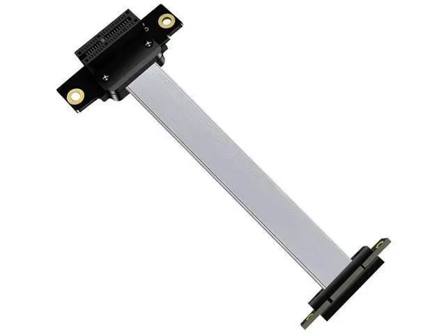 Alt view image 5 of 5 - PCI-e PCI Express 1X Expander Extension Cable, Silver-Plated Shield Foldable, Full-Speed, Stable, Lossless Signal (5cm)