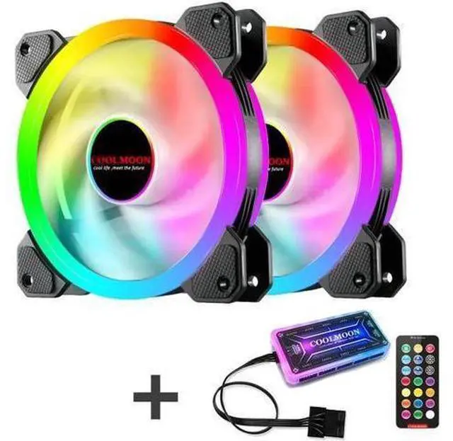 Main image of 12cm RGB Series Case Fan, Wireless RGB LED 120mm Fan,Quiet Edition High Airflow Adjustable Color LED Case Fan For PC Cases