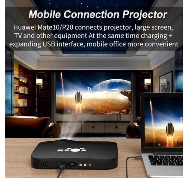 Alt view image 3 of 5 - Aomoproing USB C to HDMI Cable for Home Office type-c to hdmi 1.8m 4K60hz 6ft compatible with MacBook