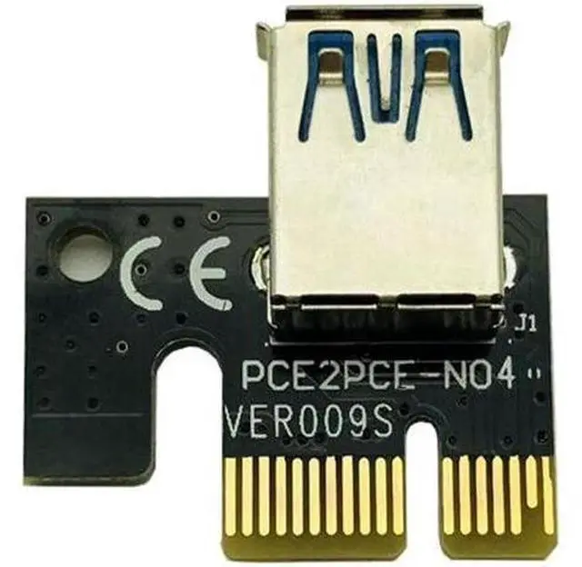 Alt view image 6 of 6 - 6Pcs Ver009S Usb 3.0 Pci-E Riser Ver 009S Express 1X 4X 8X 16X Extender Riser Adapter Card Sata 15Pin to 6 Pin Power Cable