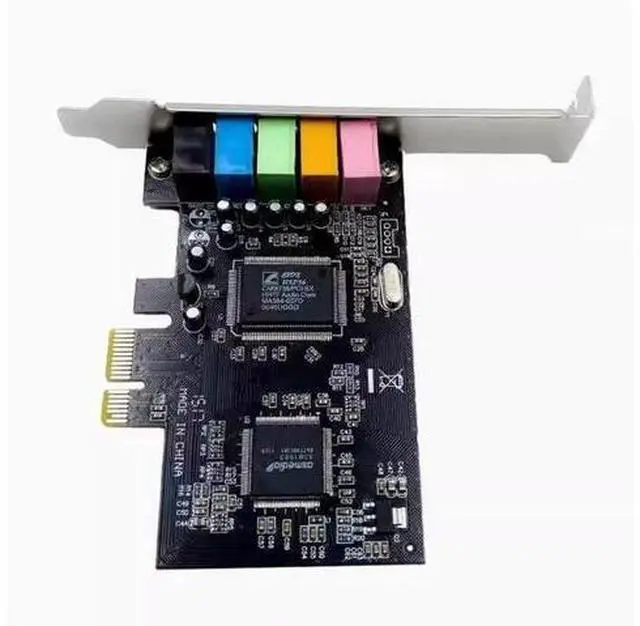 Alt view image 4 of 5 - PCI-E 5.1 Desktop built-in sound card Stereo audio card CMI8738 with reverb support for win7