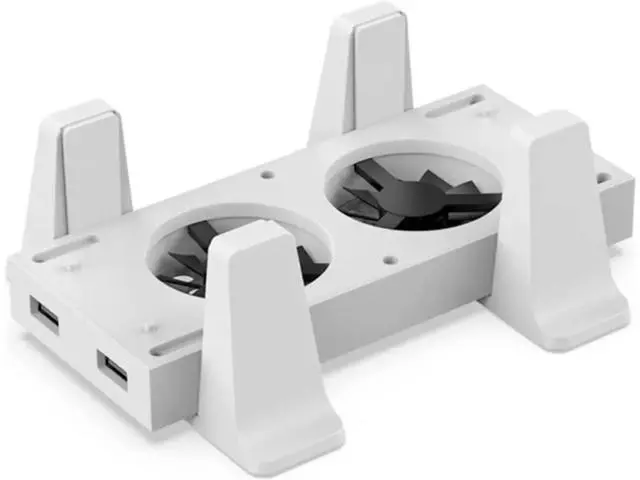 Alt view image 3 of 7 - Vertical Cooling Fans Stand for Xbox Series S Console Smart Xbox Series S Cooler Fan Temperature Controlled 3 Levels Adjustable Speed with Type-C Power Input