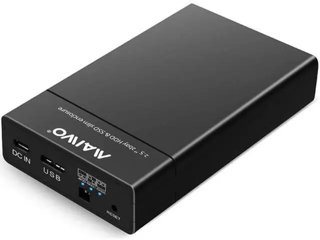 Alt view image 3 of 7 - Fast speed 2 Bay USB3.0 HDD Enclosure dual 2.5 Inch Hard Disk Drive Raid Enclosure Storage RAID0 RAID1 JBOD WIN8 Win10 MAC