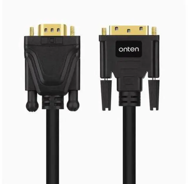 Main image of ONTEN DVI to VGA adapter 24+1 to vda computer monitor host connection cable converter 3m