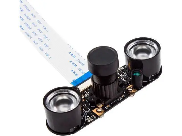 Alt view image 5 of 7 - Camera Module for Raspberry Pi 3 with 5MP 1080p OV5647 Video Webcam Supports Night Vision Compatible with Raspberry Pi 3b 2 Model B B+