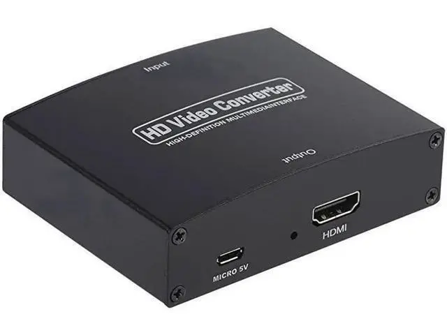 Alt view image 3 of 6 - AOMOPROING to HDMI Converter Component to HDMI RGB to HDMI Converter Supports 4K Video Audio Converter Adapter HDMI V14 for DVD PSP Xbox 360 PS2 Nintendo to HDTV Monitor and Projector