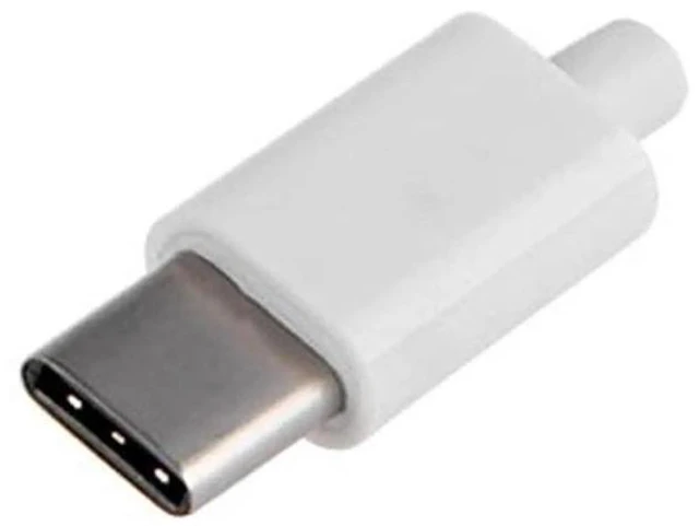 Alt view image 3 of 7 - Aomoproing 5set DIY 24pin USB 3.1 Type C USB-C Male Plug Connector SMT Type with 3.5mm SR and Housing Cover