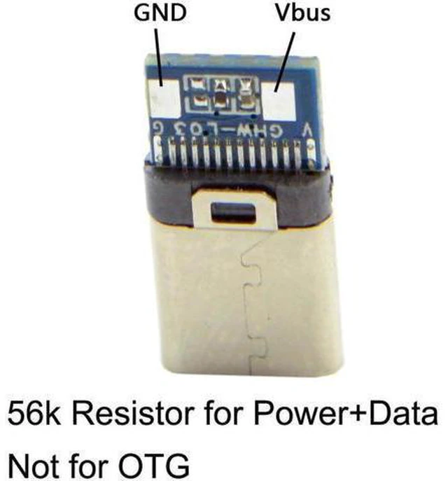 Alt view image 5 of 7 - Aomoproing 5set DIY 24pin USB 3.1 Type C USB-C Male Plug Connector SMT Type with 3.5mm SR and Housing Cover