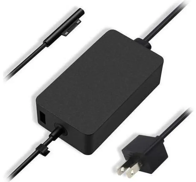 Main image of 15V 2.58A Surface 44W Power Supply for Surface Pro 6 Charger Surface Laptop 2 Pro 5 Pro 4 Pro 3 Go Microsoft 1800 Surface 44W Power Ac Adapter Cord with 5V USB Port and US Extension Cord
