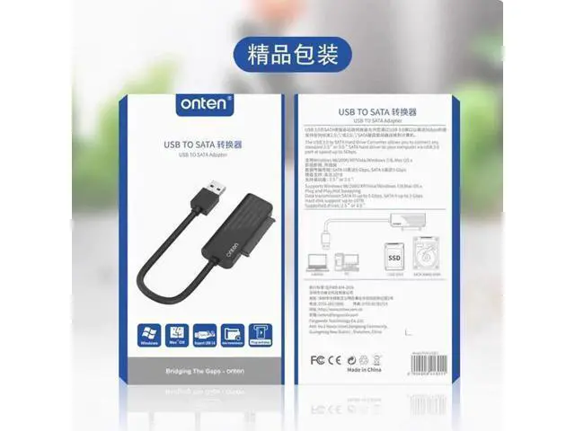 Alt view image 4 of 6 - SATA to USB3.0 hard drive enclosure adapter 5Gbps, suitable for 2.5-inch desktop and laptop computers to replace optical drives with mechanical ssd solid-state drives