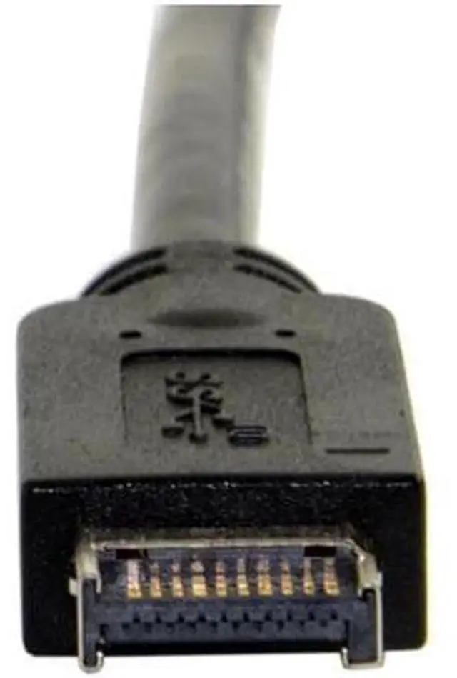 Alt view image 4 of 5 - Aomoproing USB 3.1 Front Panel Header to USB-C Type-C Female Extension Cable 40cm with Panel Mount Screw