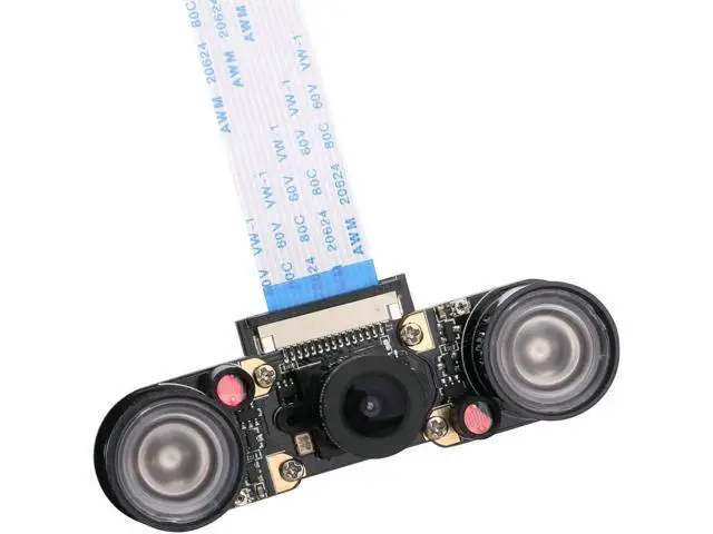 Alt view image 5 of 5 - For Raspberry Pi 3 Camera Module Night Vision with 3.6mm Adjustable Focal Length 2pcs IR Sensor LED Light Also for Raspberry Pi 3 Model B+ and Model B