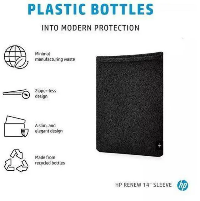 Alt view image 2 of 5 - For HP 14 Laptop Sleeve Sophie Tablet iPad Universal interior bag magnetic suction port