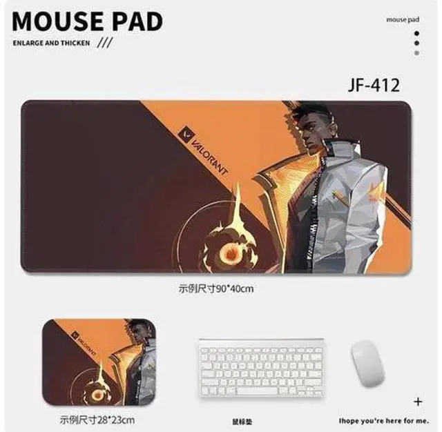 Main image of VALORANT game mouse pad Extended Gaming Mouse Pad with Stitched Edges, Large Mouse pad with Non-Slip Rubber Base for Work & Gaming, Office & Home,