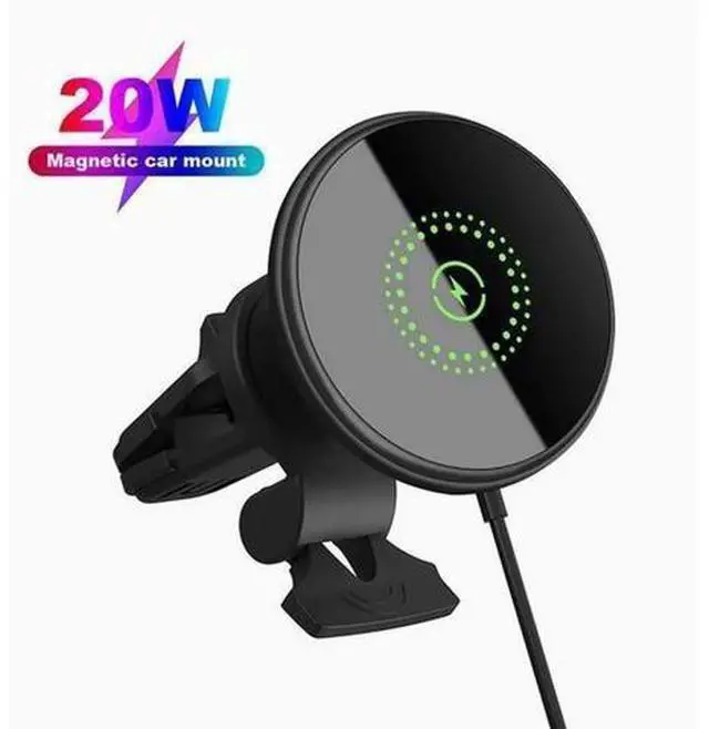 Main image of The 20W magnetic phone stand charger Magsafe is suitable for iPhone in-car wireless charger