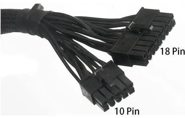 Alt view image 4 of 7 - ATX 24Pin To 18+10Pin Motherboard PSU Modular Power Supply Cable For V550 V650 V750 V850 V700 V1000