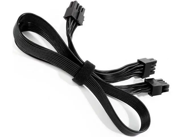 Alt view image 3 of 4 - PSU CPU 8 Pin to Dual 8 and (4+4) Pin EPS Cable Male to Male CPU Power Cable for Seasonic Focus Prime ROG Thor Strix Modular Power Supply (70cm+15cm)