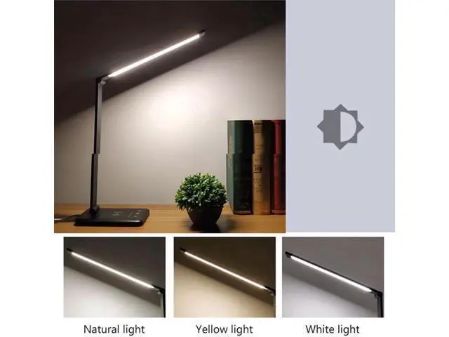 Alt view image 3 of 7 - 52PCS LED Desk Lamp 5 Color x5 Dimable Level Touch USB Chargeable Reading Eye-protect with timer Table lamp Night Light