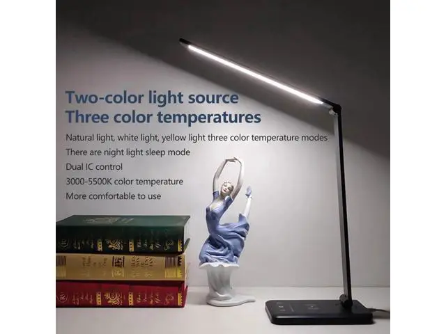 Alt view image 6 of 7 - 52PCS LED Desk Lamp 5 Color x5 Dimable Level Touch USB Chargeable Reading Eye-protect with timer Table lamp Night Light