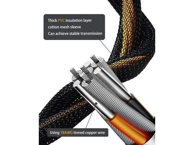 Alt view image 4 of 6 - Aomoproing (2-Pack) 8 Pin PCIe Splitter Cable, GPU VGA PCIe 8 Pin Female to Dual 8 Pin (6+2) Male PCI Express Power Adapter Braided Extension 9 inches (23cm)
