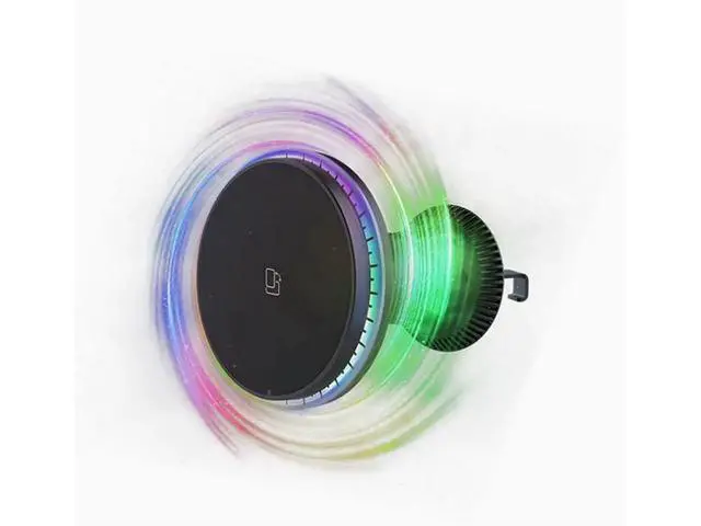 Alt view image 2 of 2 - 15W colorful magnetic mobile phone stand charger Magsafe is suitable for Apple mobile phone car wireless charger