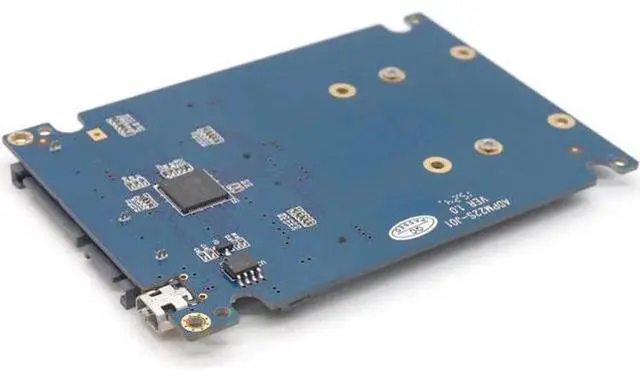 Alt view image 5 of 7 - Dual M.2 NGFF ssd SATA3 adapter expansion card adapter SATA to NGFF 2.5 inch SATA