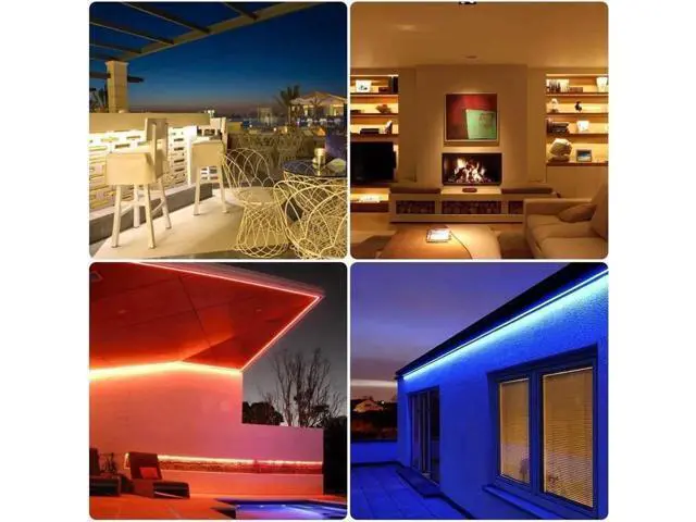 Alt view image 2 of 7 - Bluetooth LED Strip Lights 5050 10M (2 x 5M) 300 LED Stripes Lights Smart Phone Controlled Waterproof RGB LED Band Light for Home & Outdoor Decoration
