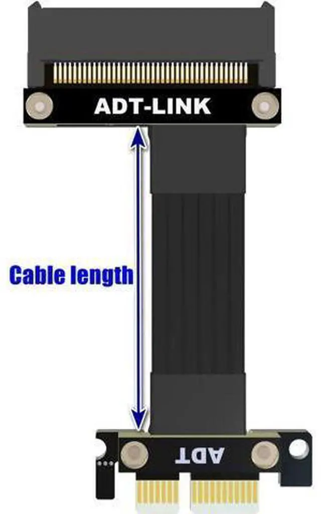 Alt view image 4 of 7 - PCIe 4.0 1x SSD To SFF-8639 (U.2) Adapter Cable For 2.5" NVMe U.2 SFF-8639 SSD