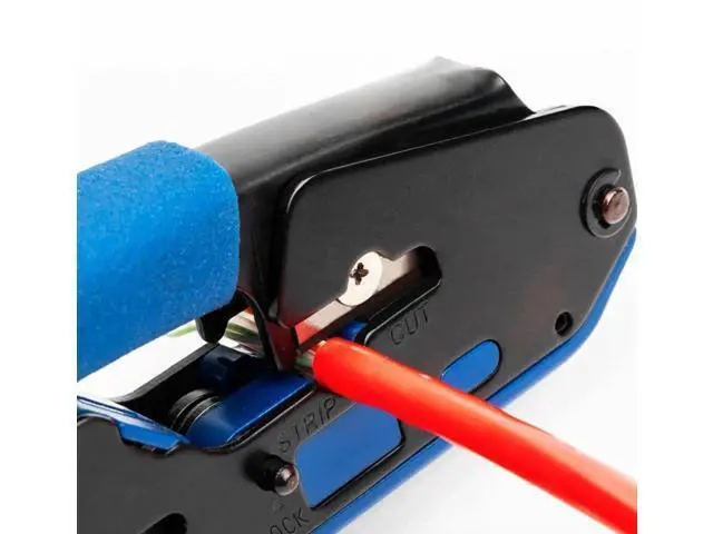 Alt view image 7 of 7 - Aomoproing RJ45 Ethernet Network LAN Tool Kit Network Cable Crimper Crimping Plier Stripper