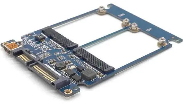 Main image of Dual mSATA RAID to 22pin SATA Adapter 2.5 inch SATA 3.0 Enclosure USB3.0 to 2 MSATA SATA 3 RAID 0/1