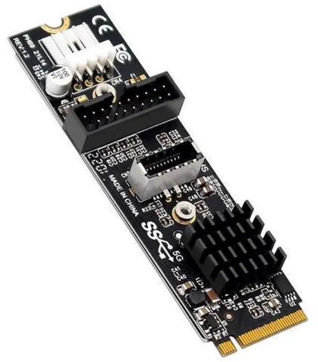 Main image of Aomoproing M.2 NVME NGFF M-Key to USB 3.0 20Pin/USB 3.1 Type-E Front Panel Socket Mainboard Header Extension Adapter