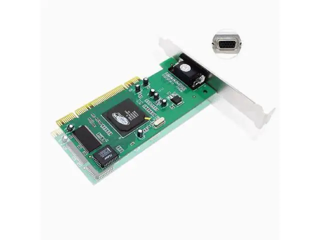 Alt view image 4 of 5 - Desktop PC PCI built-in graphics card ATI Rage XL 8MB trailerDesktop PC PCI built-in graphics card ATI Rage XL 8MB trailer card VGA card card VGA card