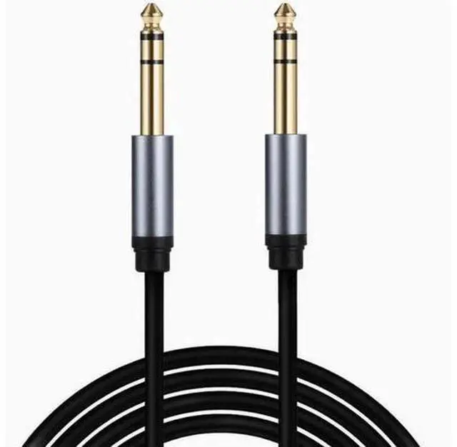 Main image of 6.35 male to male three core dual channel stereo noise cancellation mono electric box sound mixer Guitar 6.5mm audio cable 5m