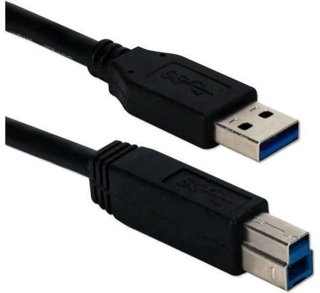 Main image of Aomoproing 15 Ft USB 3.0/3.1 Compliant 5Gbps Type A Male to B Male Black Cable