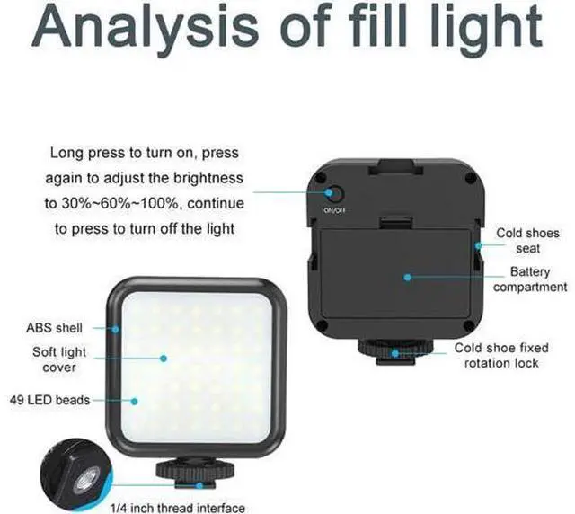 Alt view image 6 of 7 - Professional Smartphone Vlog Shooting Kits with Microphone LED Light Camera Tripod Holder for Live Photography YouTube Recording