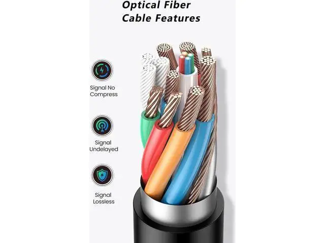 Alt view image 4 of 7 - 8K HDMI 2.1 Fiber Optic Cable 8K 60Hz 4K 120Hz Ultra High Speed 48Gbps HDR eARC HDCP Optical Fiber HDMI Cables For HDTV Laptop Projector TV Box PS - 10M/33ft