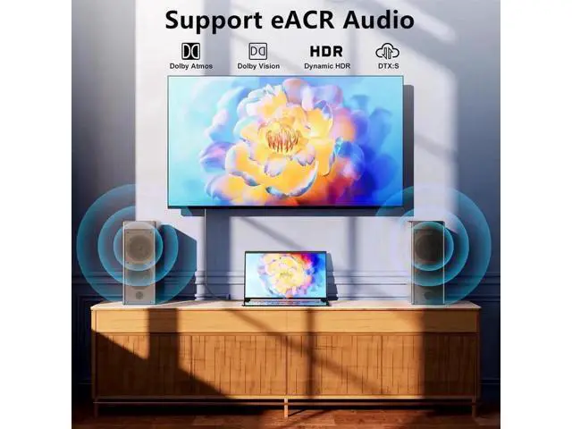Alt view image 7 of 7 - 8K HDMI 2.1 Fiber Optic Cable 8K 60Hz 4K 120Hz Ultra High Speed 48Gbps HDR eARC HDCP Optical Fiber HDMI Cables For HDTV Laptop Projector TV Box PS - 10M/33ft