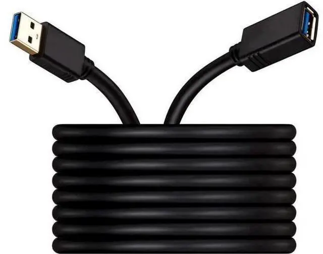 Main image of Aomoproing 10 ft. USB 3.0 Extension Cable , USB 3.0 Extension Cable - A-Male to A-Female for USB Flash Drive, Card Reader, Hard Drive, Keyboard,Mouse,Playstation, Xbox, Printer, Camera