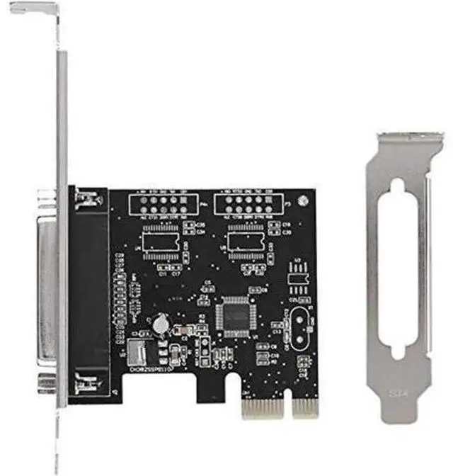 Main image of PCIE to Parallel Port Card, Print Port LPT PCI-E LPT Printer Card Adapter DB25, for Windows, MAC and Linux. Suitable for Printers, Programmers, Scanners, etc.