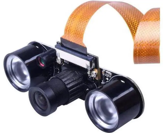 Alt view image 3 of 5 - Werleo for Raspberry PI Camera Module 5MP 1080p OV5647 Sensor HD Video Webcam Supports Night Vision for Raspberry Pi Model B B+ A+ RPi 3 2 1 zero zero W with FFC FPC Cable - Raspberry pi Camera