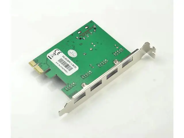 Alt view image 5 of 7 - PCI-E Expansion Card USB 2.0 External 4x 9Pin Header 8-port USB2.0 to PCIe Card Adapter USB HUB