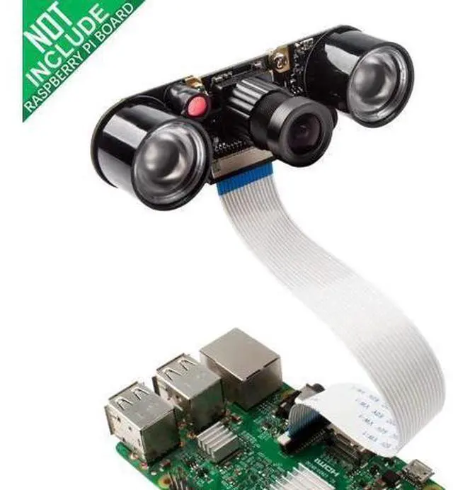 Main image of Werleo for Raspberry PI Camera Module 5MP 1080p OV5647 Sensor HD Video Webcam Supports Night Vision for Raspberry Pi Model B B+ A+ RPi 3 2 1 with FFC Cable - Raspberry pi Camera
