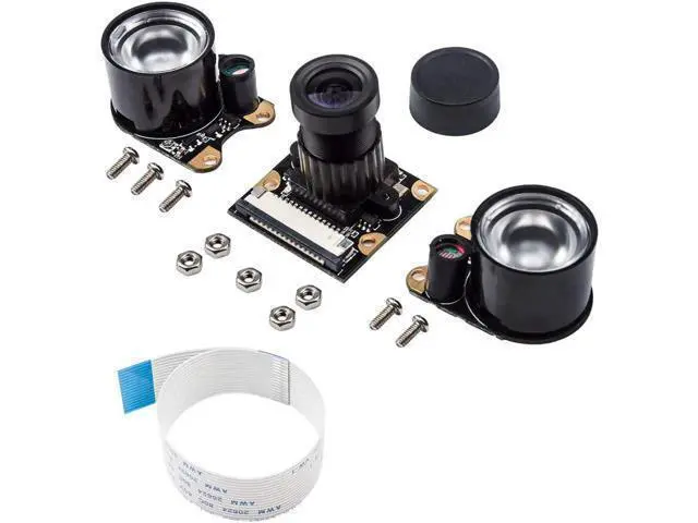 Alt view image 5 of 7 - Werleo for Raspberry PI Camera Module 5MP 1080p OV5647 Sensor HD Video Webcam Supports Night Vision for Raspberry Pi Model B B+ A+ RPi 3 2 1 with FFC Cable - Raspberry pi Camera
