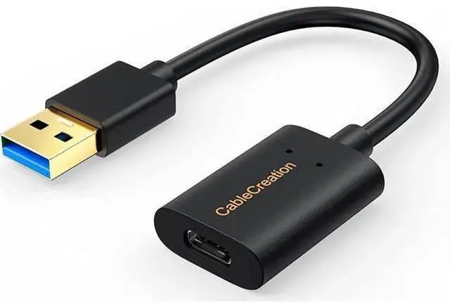 Main image of USB3.1 USB C Female to USB Male Adapter Cable 5Gbps CableCreation USB to USB C Adapter USB C to A Adapter Female USB C Adapter for Laptops Oculus Quest Link Logitech StreamCam Other USB-A Devices