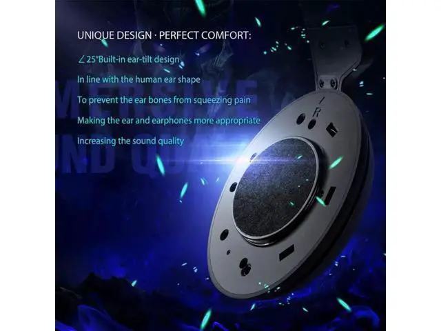 Alt view image 7 of 7 - Wired Gaming Headset & for Xbox one Headset & PS4 Gaming Headset, 3.5mm Surround Stereo Gaming Headphones with Mic Soft Memory Earmuffs for PC,Laptop, PS3