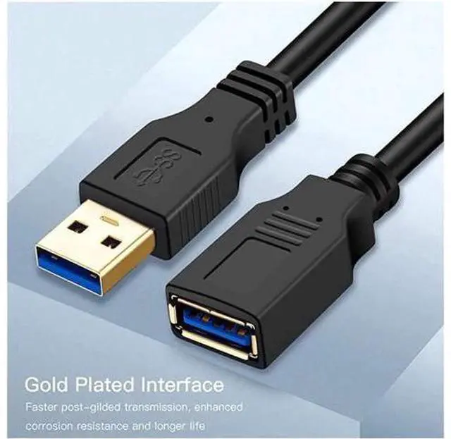Alt view image 5 of 6 - Aomoproing USB 30 Extension Cable 12 ft USB Extension Cable USB 30 Extender Cord Type A Male to Female Data Transfer Lead for Hard DrivePrinterKeyboardCameraUSB Flash DriveCard Reader