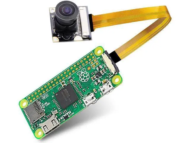 Alt view image 7 of 7 - Raspberry Pi Zero W Camera Module 5MP Wide Angle 160 Degree Fisheye Lens Camera Night Vision OV5647 1080P Sensor HD Webcam Video with Zero Cable for Raspberry Pi Model 3 B B+ A+ RPi 3 2 1 zero zero W